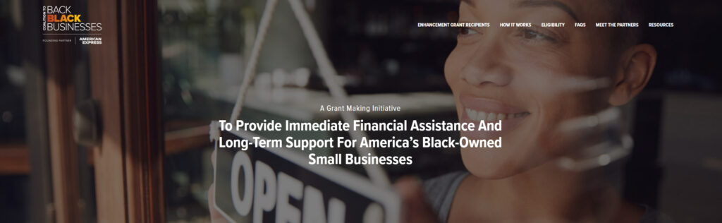 The American Express Coalition to Back Black Businesses Grant is open ...