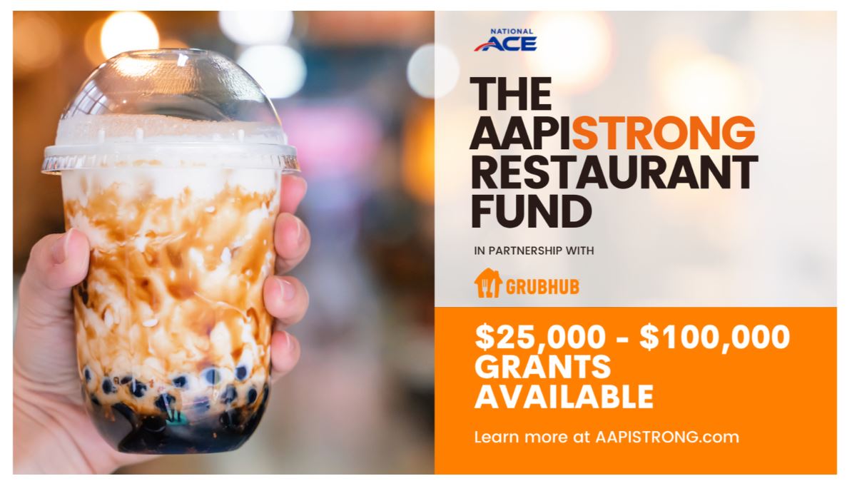 $25,000 to $100,000 AAPISTRONG Restaurant Fund Grant