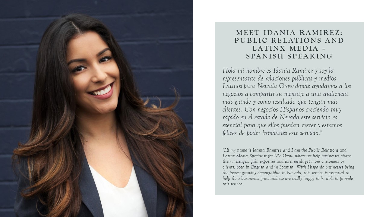 Meet Idania Ramirez: Public Relations and Latinx Media – Spanish Speaking