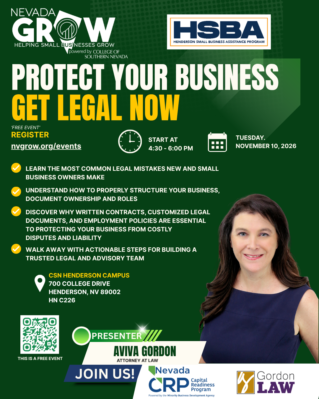 Aviva Gordon Flyer